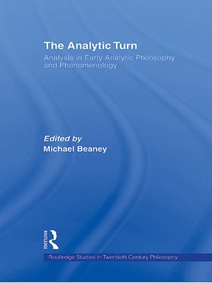cover image of The Analytic Turn